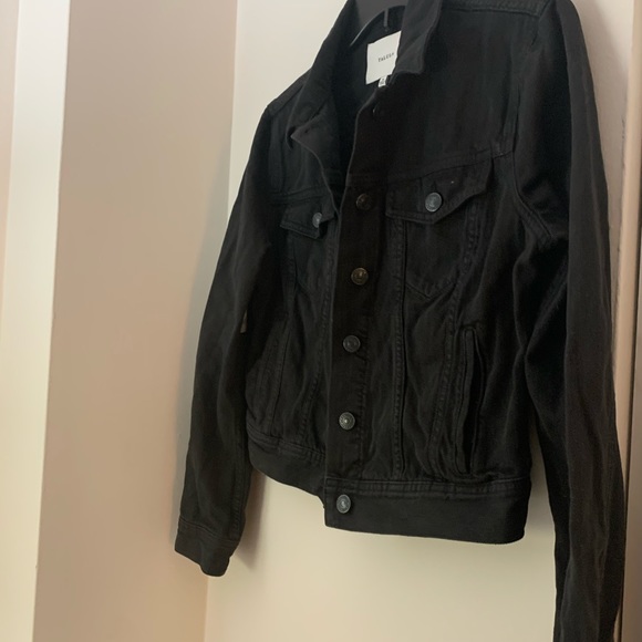 Aritzia Talula Black Cropped Edo Jean Jacket - Picture 3 of 11